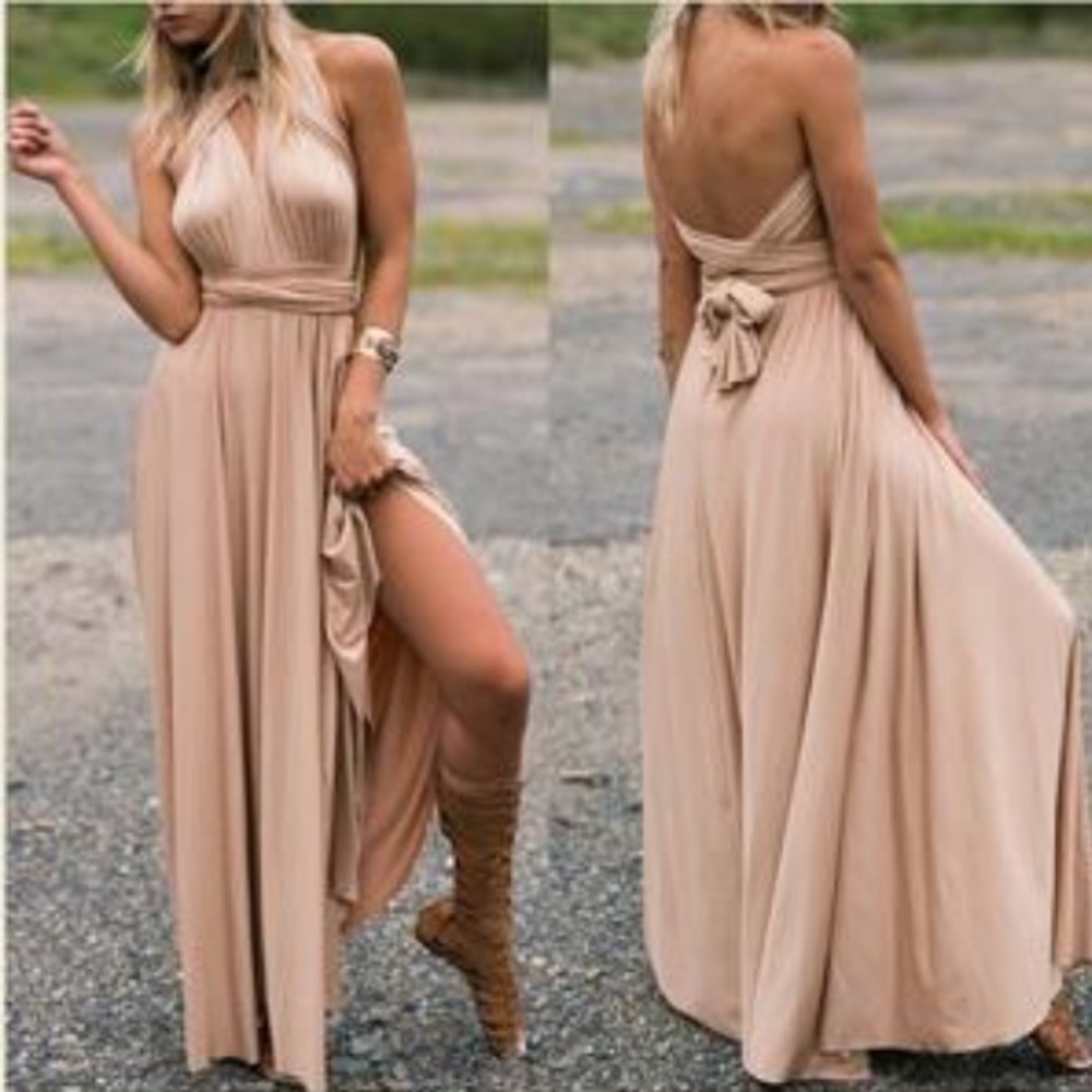 Convertible maxi dress